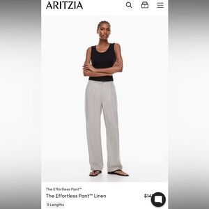 Wilfred The Effortless Pant Linen from Aritzia
